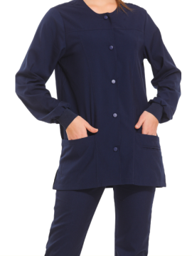 CEKET- Unisex Likralı Lacivert Medikal Ceket