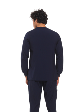 CEKET- Unisex Likralı Lacivert Medikal Ceket