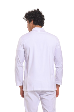 ŞEF CEKET - Unisex Likralı Beyaz