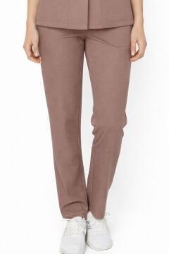 İmperial - Alya Kadın Likralı Medikal Scrubs Üniforma Takımı Doktor Hemşire Hastane Forması - Gül Pembesi