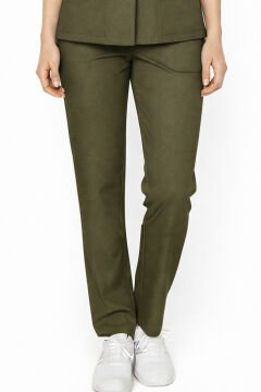 İmperial - Alya Kadın Likralı Medikal Scrubs Üniforma Takımı Doktor Hemşire Hastane Forması - Yeşil