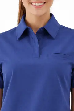 IMPERIAL FARTUNA - KADIN LİKRALI LACİVERT ÜNİFORMA TAKIMI (KMR57)