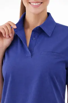 IMPERIAL FARTUNA - KADIN LİKRALI LACİVERT ÜNİFORMA TAKIMI (KMR57)