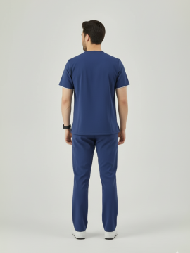 IMPERIAL ASSOS - ERKEK LİKRALI LACİVERT ÜNİFORMA TAKIMI