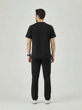 IMPERIAL ASSOS - ERKEK LİKRALI SİYAH ÜNİFORMA TAKIMI