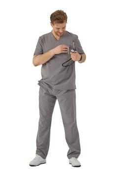 IMPERIAL BASIC - ERKEK LİKRALI GRİ ÜNİFORMA TAKIMI