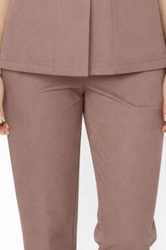 İmperial - Kadın Basıc Likralı Medikal Pantolon Doktor Hemşire Hastane Pantolon - Gül Pembe