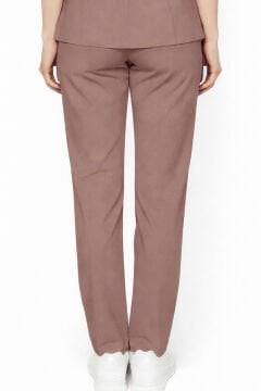 İmperial - Kadın Basıc Likralı Medikal Pantolon Doktor Hemşire Hastane Pantolon - Gül Pembe