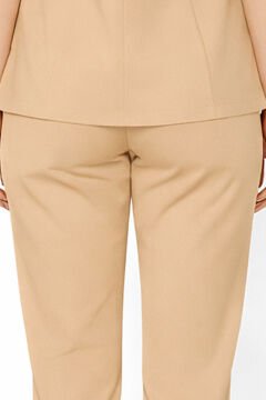 İmperial - Kadın Basıc Likralı Medikal Pantolon Doktor Hemşire Hastane Pantolon - Bej