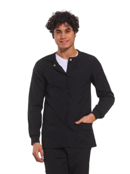 CEKET- Unisex Likralı Siyah Medikal Ceket