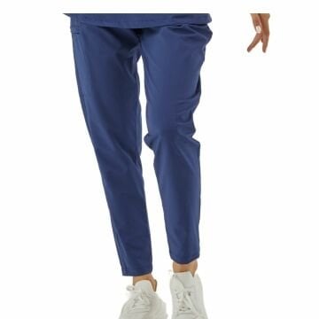 IMPERIAL - KADIN LACİVERT LİKRALI FIT PANTOLON