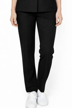 İmperial - Kadın Basıc Likralı Medikal Pantolon Doktor Hemşire Hastane Pantolon - Siyah