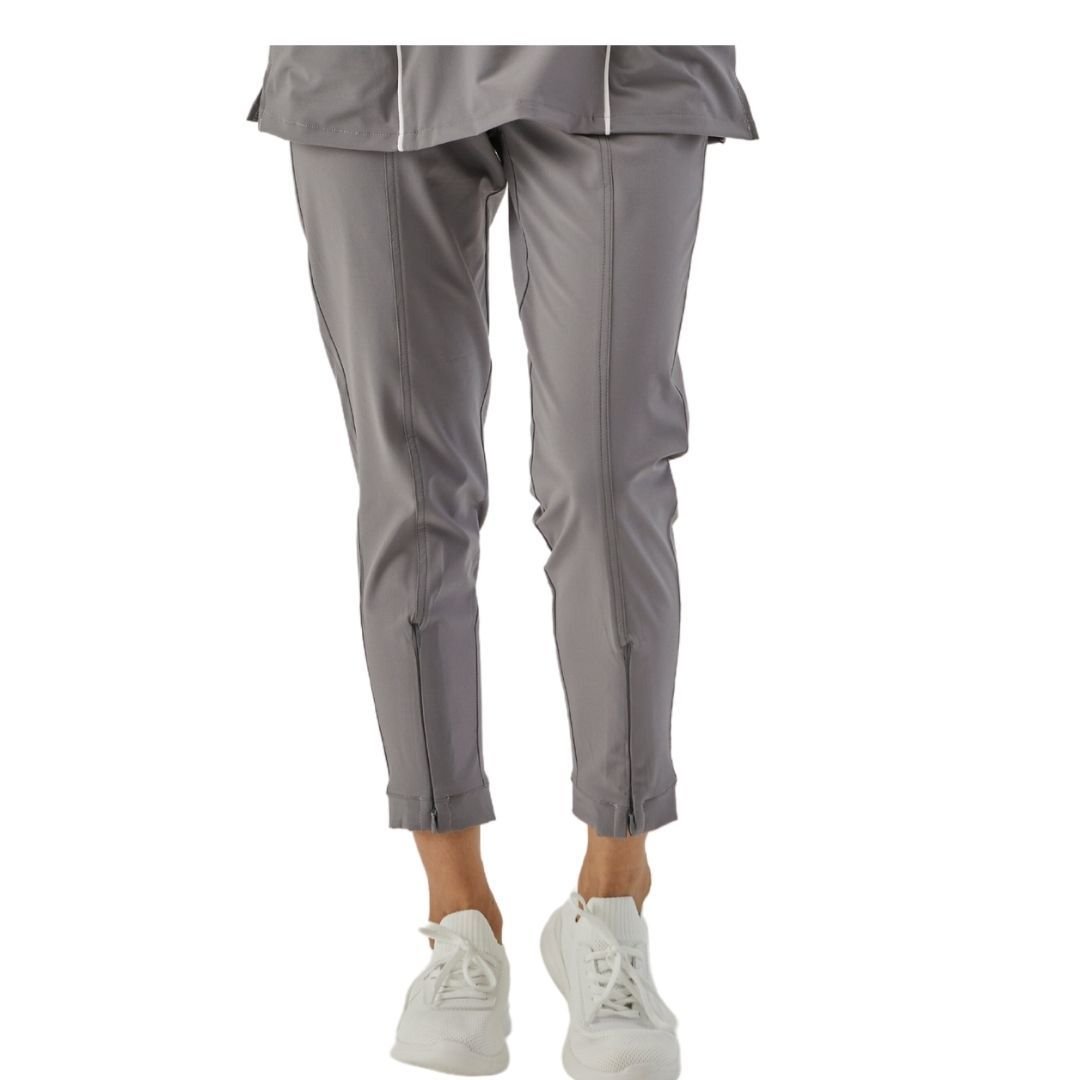 IMPERIAL - KADIN GRİ FERMUARLI PANTOLON
