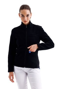 SİYAH KADIN POLAR CEKET