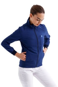 IMPERIAL KADIN FERMUARLI CEKET LACİVERT