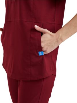 CROCUS- Kadın Likralı Bordo Üniforma Takımı