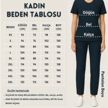 FREESIA- Kadın Likralı Royal Mavi Üniforma Takımı