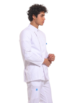 ŞEF CEKET - Unisex Likralı Beyaz