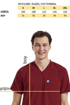 ZAZEL- Erkek Likralı Siyah Üniforma Takımı