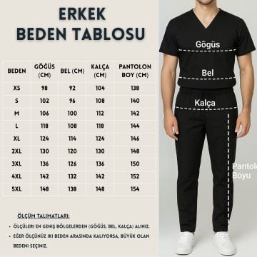 CERES- Erkek Likralı Koyu Gri Üniforma Takımı
