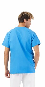 BASIC Erkek Koton Turkuaz Üniforma L - LACİVERT