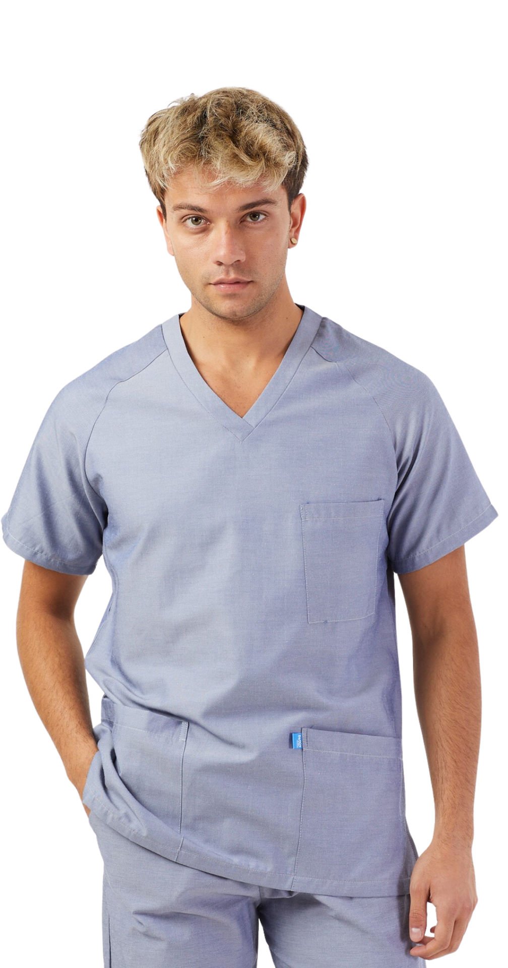 BASIC Erkek Koton Turkuaz Üniforma 2XL - GRİ