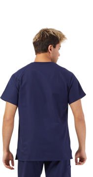 BASIC Erkek Koton Turkuaz Üniforma 2XL - LACİVERT