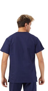 BASIC Erkek Koton Turkuaz Üniforma S - LACİVERT