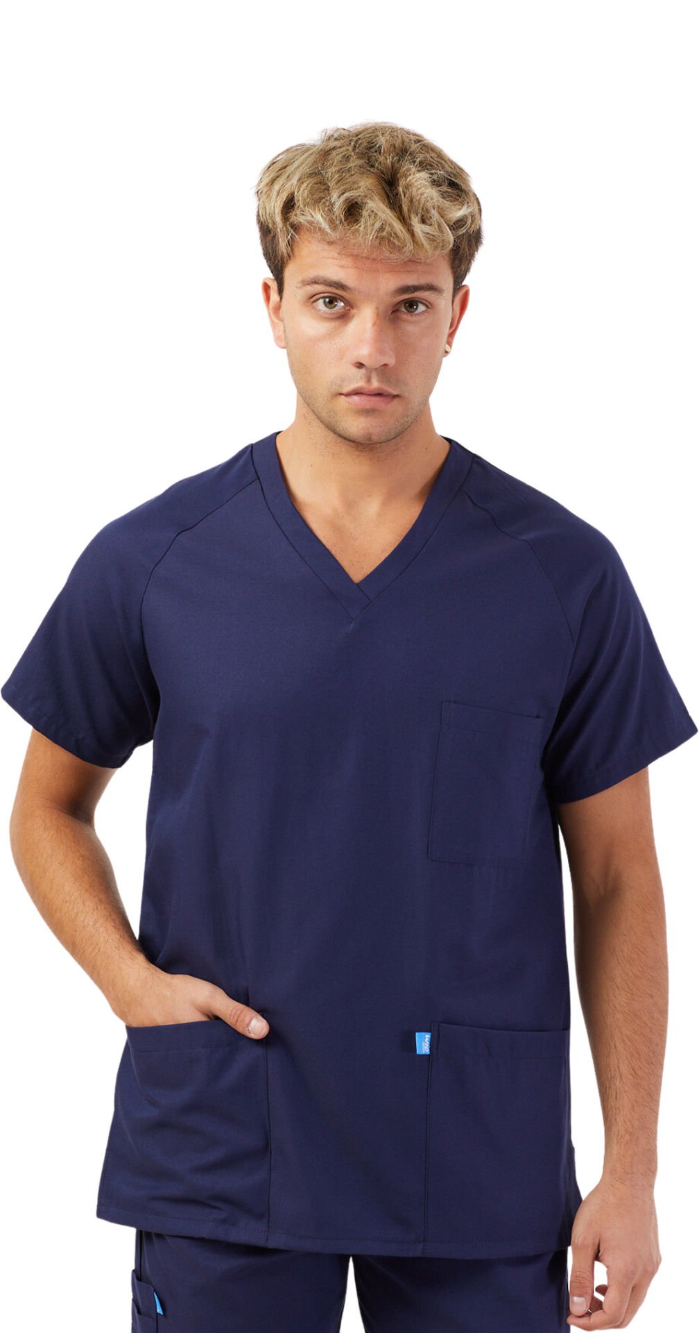 BASIC Erkek Koton Turkuaz Üniforma XL - LACİVERT