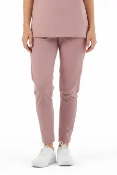 IMPERIAL SİMİN TAKIM - KADIN LİKRALI GÜL KURUSU ÜNİFORMA TAKIMI