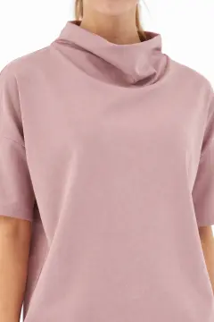 IMPERIAL SİMİN TAKIM - KADIN LİKRALI GÜL KURUSU ÜNİFORMA TAKIMI