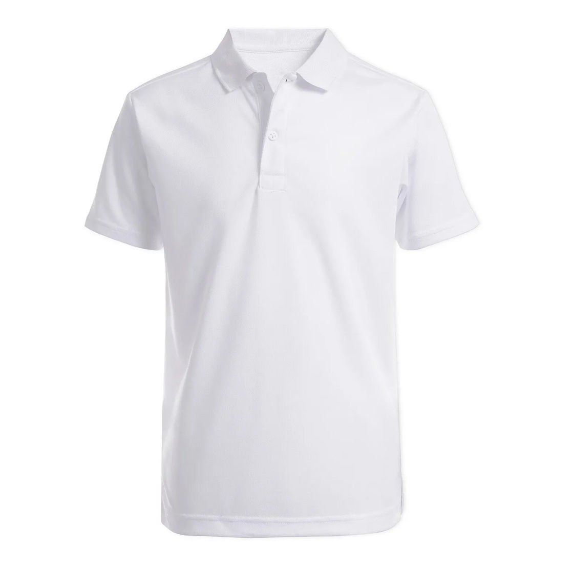 PAMUKLU POLO TİŞÖRT- Unisex Beyaz