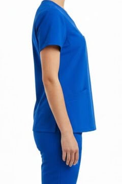 JOGGER- Kadın Likralı Royal Mavi Üniforma Üst