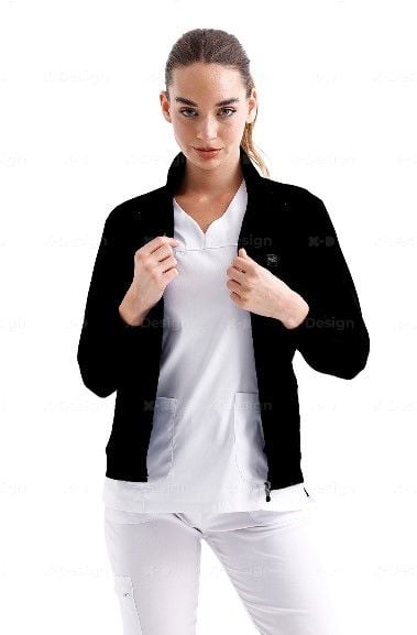 IMPERIAL KADIN FERMUARLI CEKET SİYAH