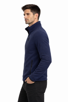 Unisex Lacivert Polar – Günlük Kullanım İçin Sıcak ve Konforlu Polar Ceket