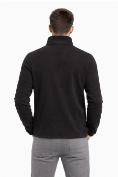 Siyah Polar Ceket Unisex – Yumuşak, Hafif ve Sıcak Tutan Polar